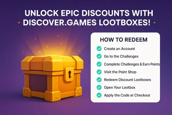 Unlock Epic Discounts with Discover.Games Lootboxes!