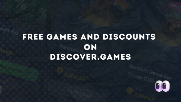How to Get Free Games and Discounts on DISCOVER.GAMES